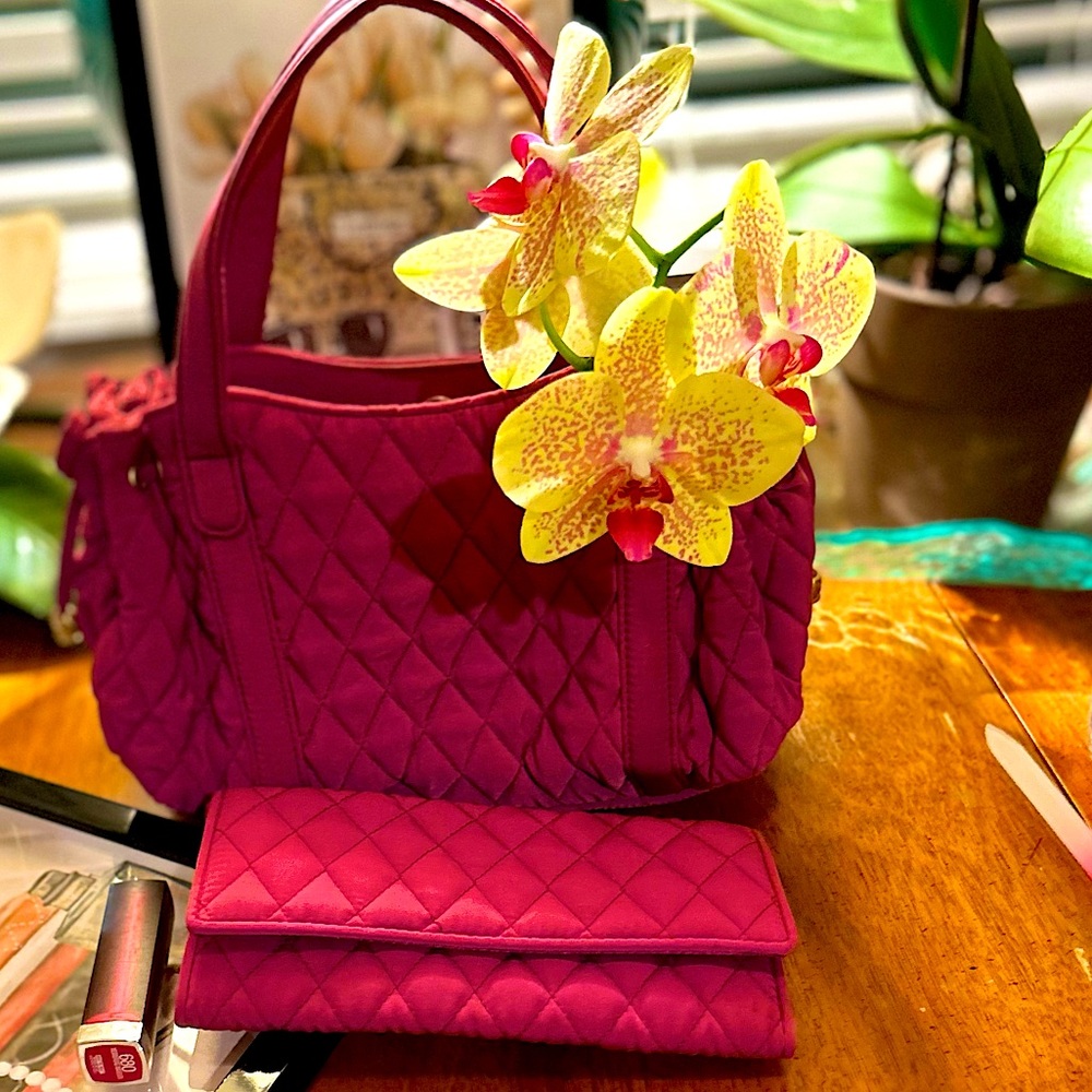 VERA BRADLEY MARGIE SATCHEL BAG